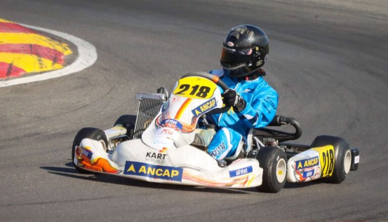 Karting: Uruguay volvió al podio en Sudamericano gracias a gran actuación de Máximo Castro