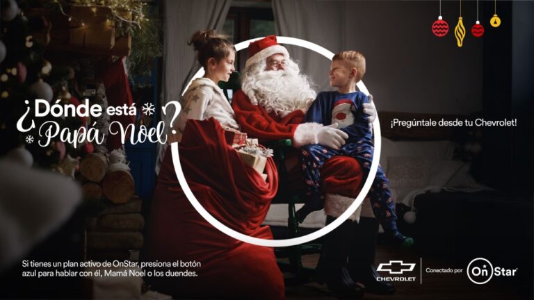 Con OnStar puedes saber dónde está Papá Noel